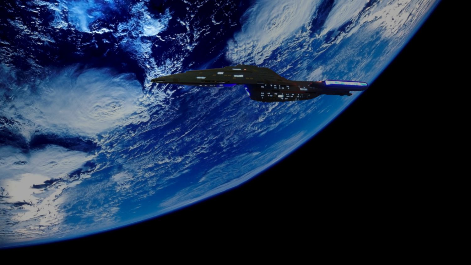 Voyager in der Umlaufbahn